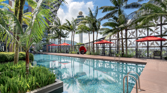 Outdoor Landscaped Pool